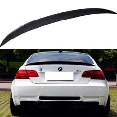 Bmw E92 Uyumlu Yedek Parça Düz  Coupe Spoiler Boyasız Fiber