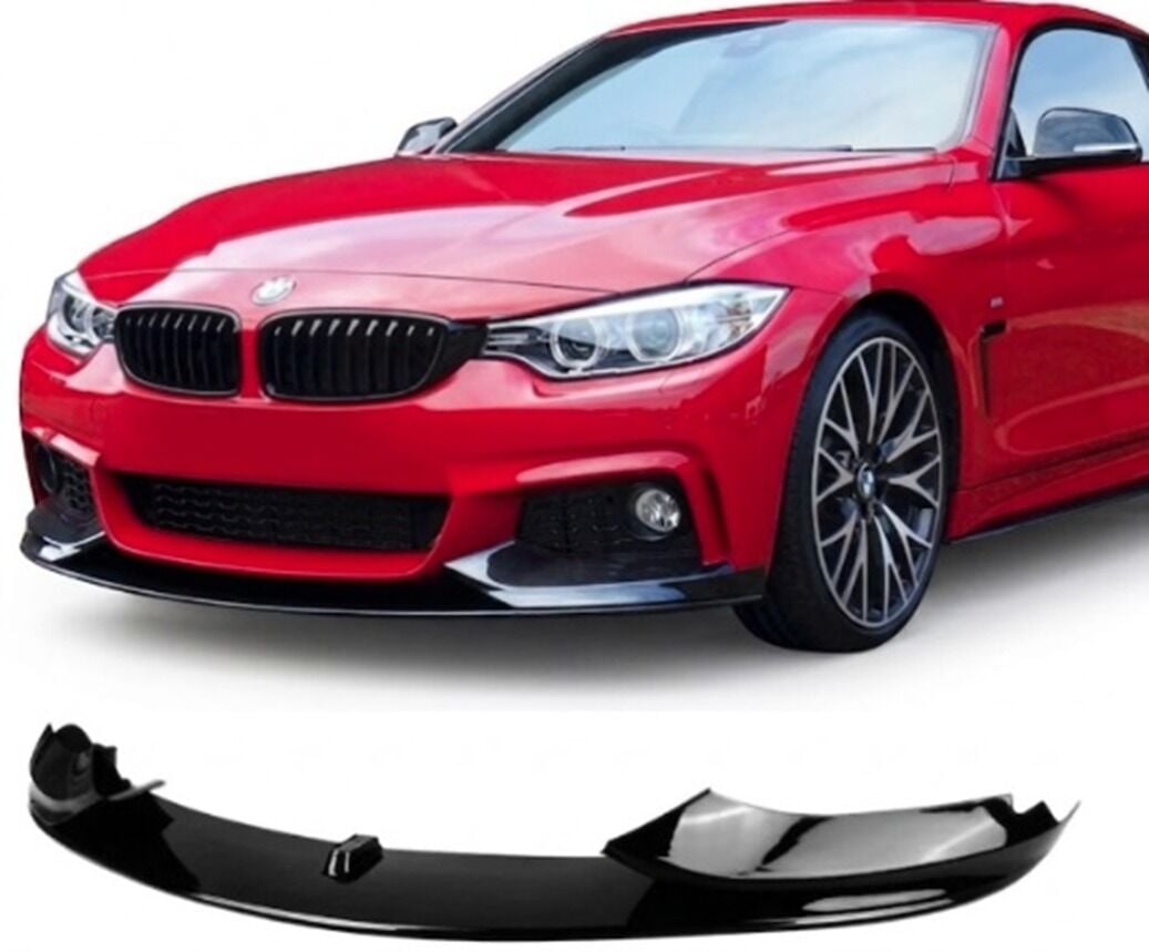 Bmw F32 M Performance  Ön Lip Parlak Siyah