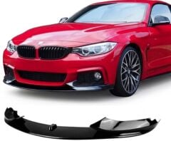 Bmw F32 M Performance  Ön Lip Parlak Siyah