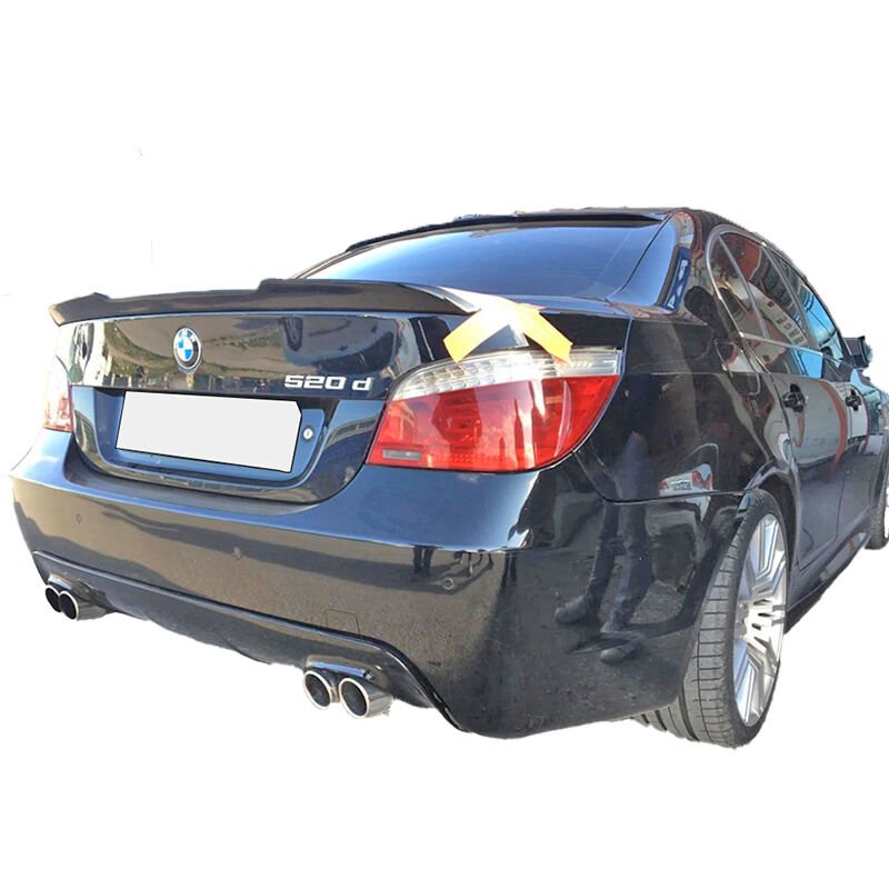 Bmw E60 Uyumlu Yedek Parça Yarasa Spoiler Boyalı Fiber