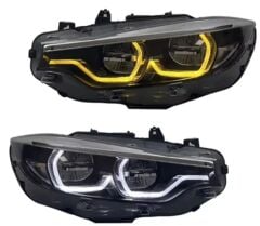 Bmw F32 Makyajsız Uyumlu Adaptive Led Far (Sarı / Beyaz Gündüz Ledi)