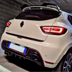 Renault Clio 4 2012 - 2019 Uyumlu Yedek Parça Rs V Cup Spoiler Plastik Boyasız