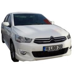 Citroen C-Elysee Uyumlu Yedek Parça  2012 - 2016 Ön Tampon Flap Plastik Boyasız
