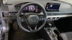 Honda Cıvıc FE1 2022 Için Uyumlu Dıreksiyon Kaplama Seti 2 Parça - Karbon