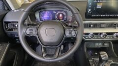 Honda Cıvıc FE1 2022 Için Uyumlu Dıreksiyon Kaplama Seti 2 Parça - Karbon