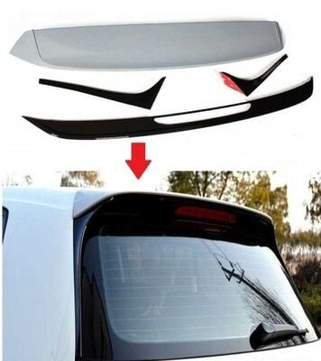 Volkswagen Golf 7 Uyumlu Yedek Parça 2013-2020 GTİ Cam Spoiler 4 Parça