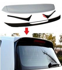 Volkswagen Golf 7 Uyumlu Yedek Parça 2013-2020 GTİ Cam Spoiler 4 Parça