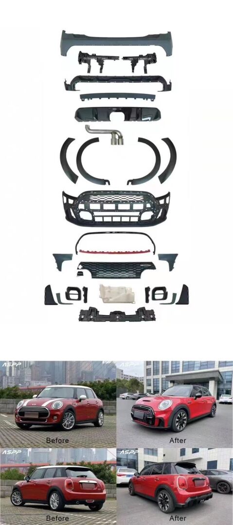 Cooper F56 İçin (2 Kapı) Jcw Body Kit - Makyajlı Görünüm Full Set