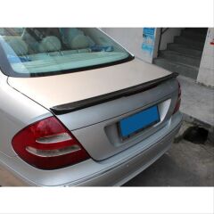 Mercedes W211 (2000-2008) E Serisi Uyumlu Yedek Parça Spoiler Piano Black (Parlak Siyah)