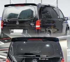 Mercedes W447 Vito Uyumlu Yedek Parça Spoiler- Piano Black (Parlak Siyah)