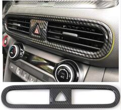 Hyundaı Kona Için Uyumlu Orta Menfez Kaplama - Karbon