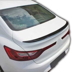 Renault Megane 4 Uyumlu Yedek Parça Spoiler Boyasız Fiber