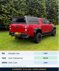 Isuzu D-Max 20+ Uyumlu Yedek Parça Metal Kabin AQM4WD M80