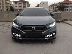 Honda Civic Fc5 Uyumlu Yedek Parça 2016-2021 Makyajlı Kasa Uçak Model Ön Sis Ledi
