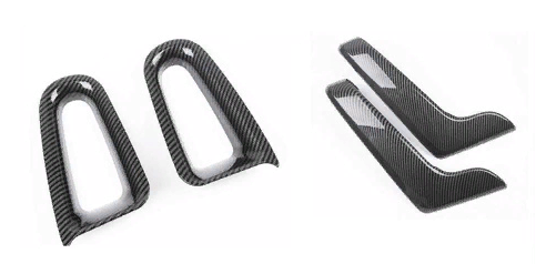 Mercedes W177 A Serisi 2019+ Uyumlu Yedek Parça Kapı Kolçak Kaplama - Karbon