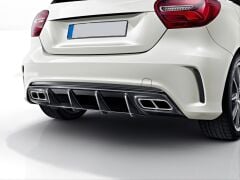 Mercedes A Serisi W176 Makyajlı A45 AMG Difüzör ve Egzoz Uçları