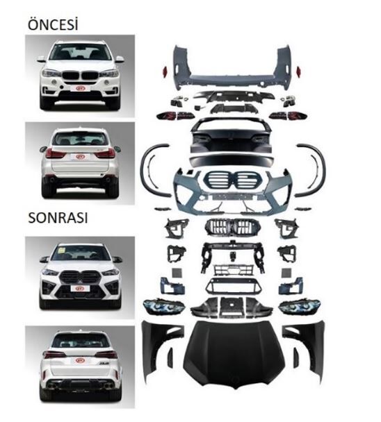 Bmw X5 F15 Uyumlu G05 LCI X5M Dönüşüm Seti