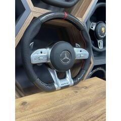 Mercedes AMG Uyumlu Yedek Parça Carbon Direksiyon Airbagli PLUG AND PLAY