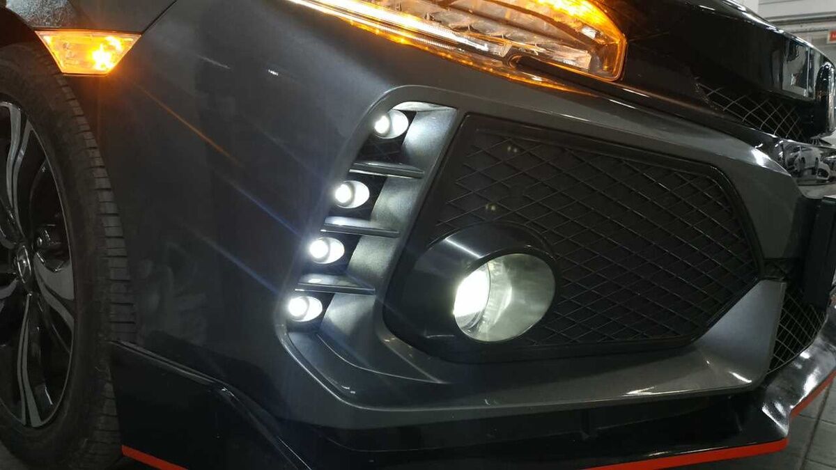 Honda Civic Fc5 Fk7 Uyumlu Yedek Parça 2016-2020 Type R Kartal Gözü Led Takım