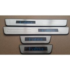 Skoda Fabia Uyumlu Yedek Parça Işıklı Kapı Eşiği