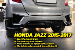 Jazz 2015-2017 İçin Uyumlu Arka Tampon Eki