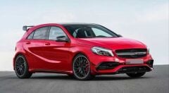 W176 A Serisi İçin Uyumlu A45 Amg Görünüm Full Body Kit (2013-2018)