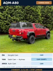 Nissan Navara 16+ Uyumlu Yedek Parça Metal Kabin AQM4WD A80