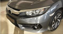 Honda Cıvıc FC5 2016-2020 Için Uyumlu Ön Sis Kası-Halka Boyalı