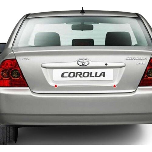 Toyota Corolla 2007-2013 Uyumlu Yedek Parça Krom Bagaj Alt Çıtası