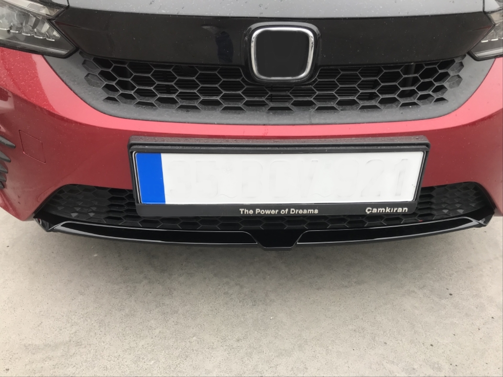 Honda Cıty 2020+ Için Uyumlu Ön Tampon Alt Çıtası- Pıano Black