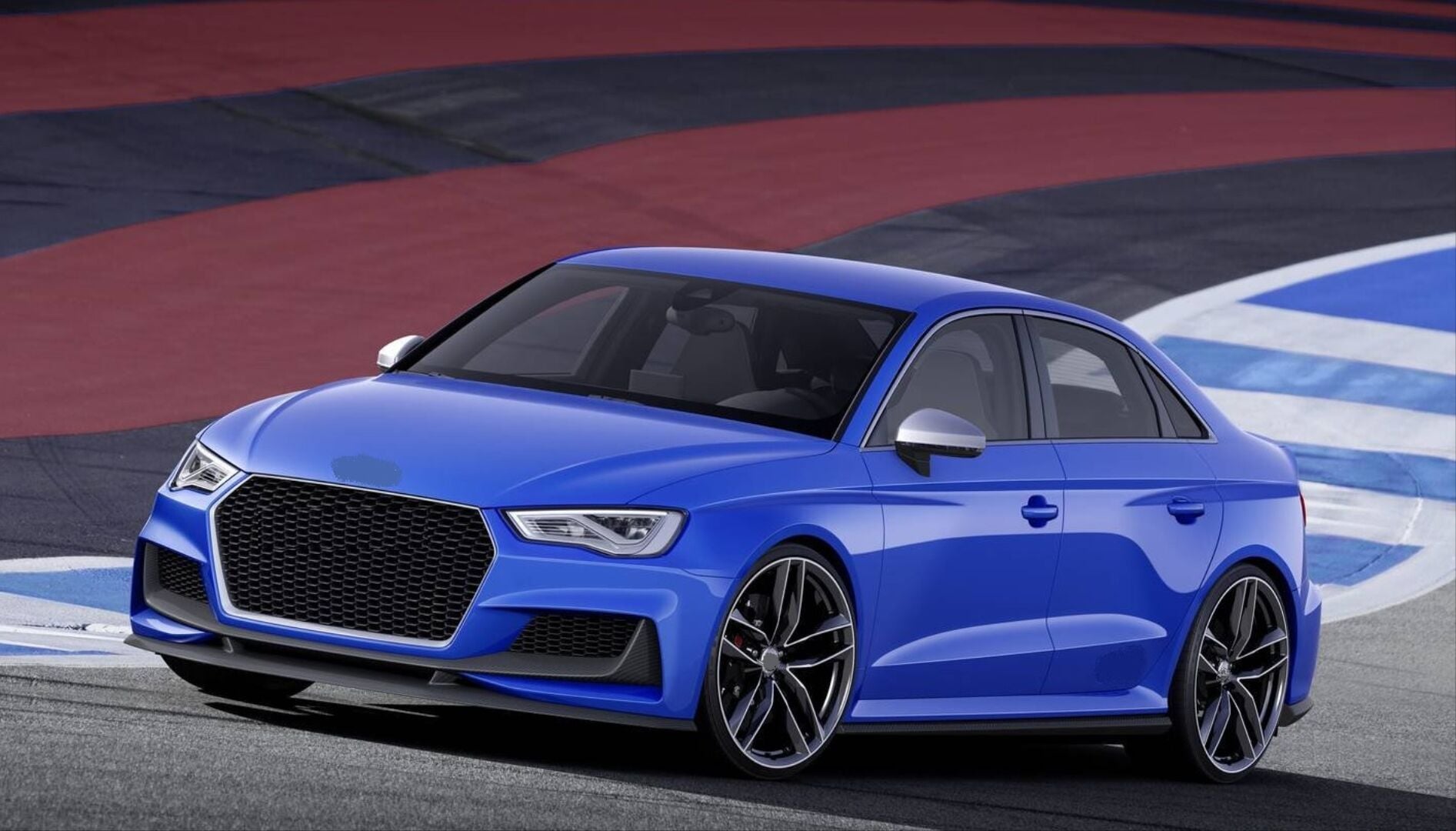 A3 Sedan 2013-2016 İçin Uyumlu RS3 Ön Tampon Seti (Sedan) - Sis Yuvasız Model
