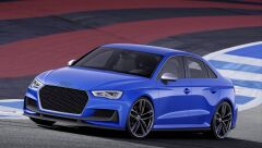 A3 Sedan 2013-2016 İçin Uyumlu RS3 Ön Tampon Seti (Sedan) - Sis Yuvasız Model