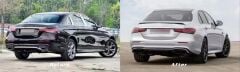 Mercedes Uyumlu W213 E Serisi İçin Uyumlu Yedek Parça 2021+ E63 Difüzör Ve Siyah Egzoz Seti (Amg Sedan)