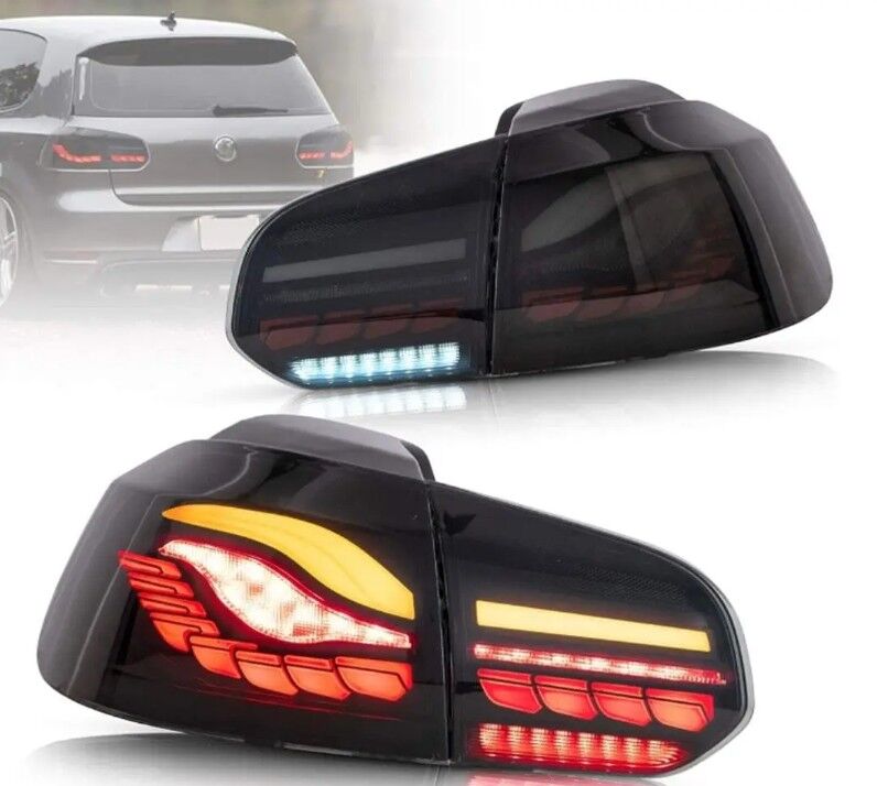 Volkswagen Golf 6 Uyumlu Yedek Parça Dragon Led Stop (Smoke)