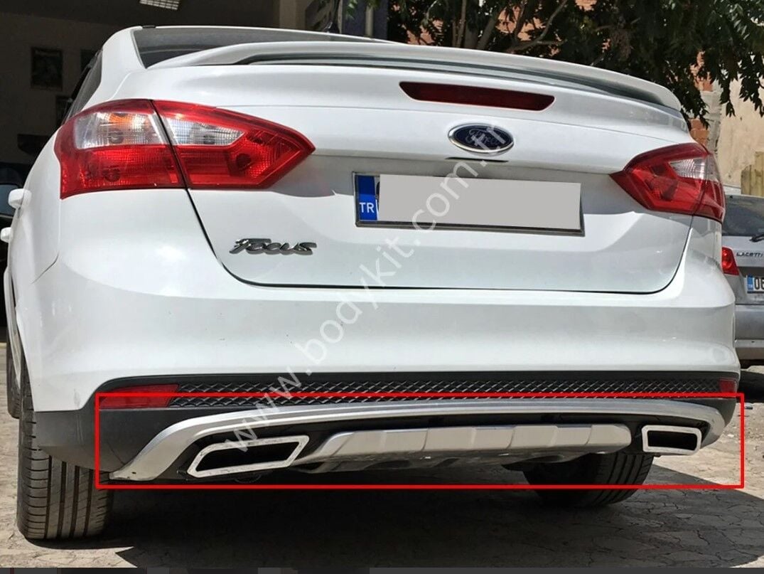 Ford Focus 3  Uyumlu yedek Parça  Sedan Difüzör Plastik