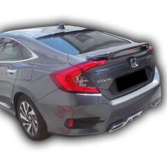 Honda Civic Fc5 Uyumlu Yedek Parça 2017 Işıklı Spoiler Boyasız