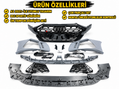A3 2021+ İçin Uyumlu RS3 Ön Tampon Dönüşüm Seti
