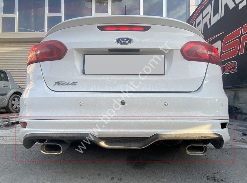 Ford Focus 3.5 Uyumlu Yedek Parça Sedan Arka Tampon Eki