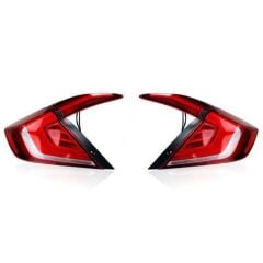 Honda Civic Fc5 Uyumlu Yedek Parça 2016-2021 Hareketli Led Stop Kırmızı