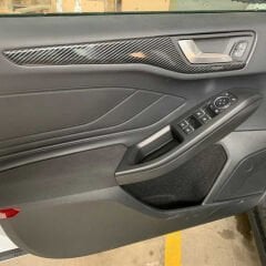 Ford Focus  Uyumlu Yedek Parça  2019+ Panel Kaplama Kalın Model - Karbon ( ABS )