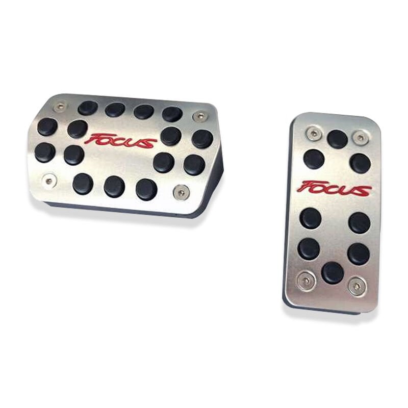 Ford Focus Uyumlu Yedek Parça   2010-2019 Otomatik Pedal Seti Kırmızı Yazılı