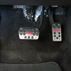 Ford Focus Uyumlu Yedek Parça   2010-2019 Otomatik Pedal Seti Kırmızı Yazılı