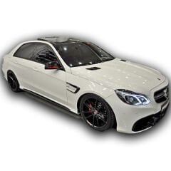 Mercedes W212 Sedan 2009 - 16 Uyumlu Yedek Parça Ön Çamurluk Kaşı (2 Parça) Plastik Boyasız