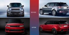 Range Rover Sport 2014-2017 Uyumlu Yedek Parça Facelift 2018+ Body Kit (L494 Makyajlama)