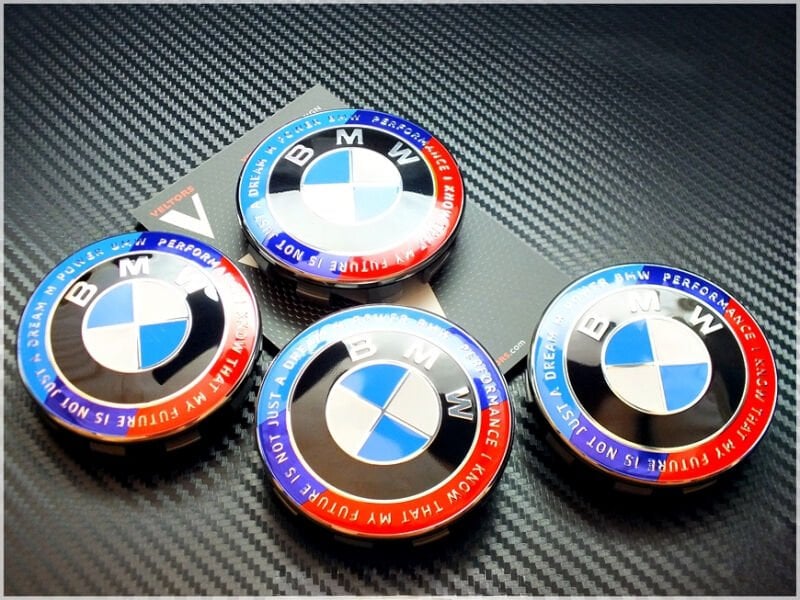 Bmw Uyumlu 50. Yıl Competition Limited Edition Ön Arka Logo ve Jant Göbeği Seti