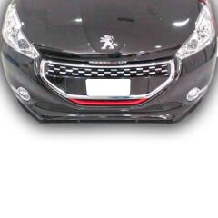 Peugeot 208 2012 - 2015 Uyumlu Yedek Parça Ön Lip Plastik Boyasız