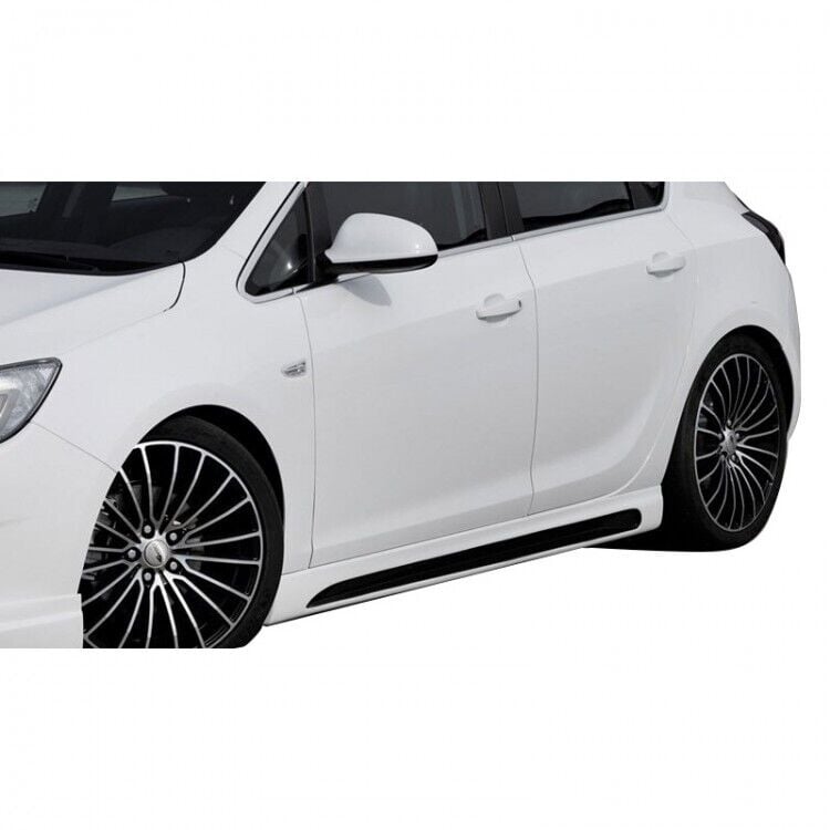 Opel Astra J Kanallı Uyumlu Yedek Parça Yan Marşpiyel (Plastik)