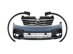 Tiguan 2016-2021 İçin Uyumlu Yedek Parça R-Line Body Kit (Ön Tampon-Panjur-Difüzör- Spoiler)