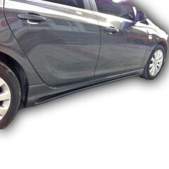 Opel Astra K Uyumlu Yedek Parça Kanallı Yan Marşpiyel (Plastik)