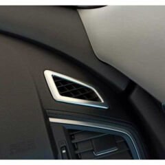 Honda Civic Fc5 Uyumlu Yedek Parça Hava Menfez Kaplama 2 Parça Silver 2016-2020